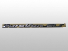 Schriftzug EUROVAN GLS, Chrom, NOS