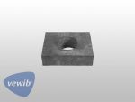 Unterlage für Aufbaustütze, Dicke 10 mm, VEWIB
