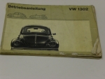 Betriebsanleitung VW Käfer 1302