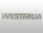 Aufkleber "WESTFALIA" für Aufstelldach, schwarz, 27x4cm